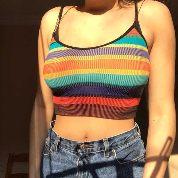 2/$20🦋 URBAN OUTFITTERS STRIPED TANK - Picture 1 of 5